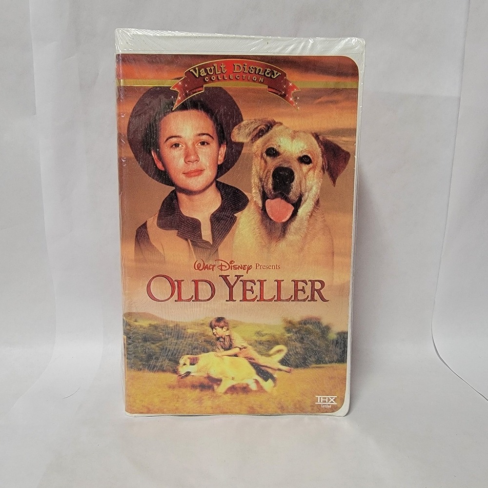 Walt Disney Presents Old Yeller The Vault Disney Collection VHS Movie
